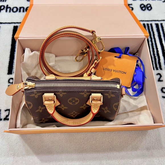 Louis Vuitton Nano Speedy Brown Monogram Canvas - Picture 11 of 15